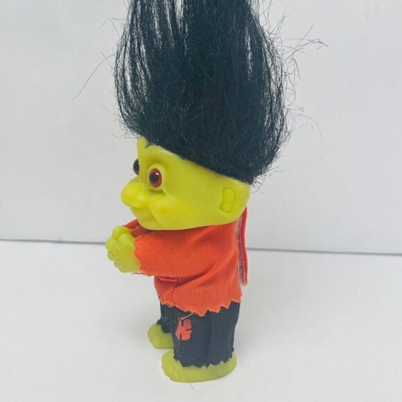 Vintage Russ Troll Frankenstein Doll Clip Grabber Hugger Halloween 1990s - Picture 4 of 6